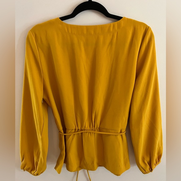 J Crew beautiful yellow (mustard) top - Picture 2 of 5
